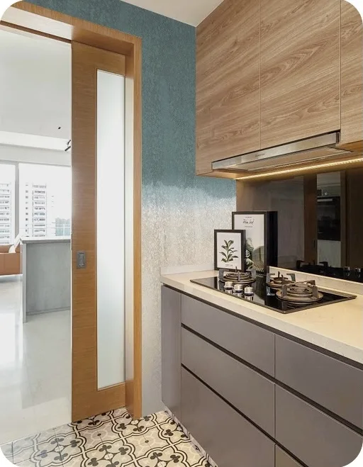 Kitchen project at Aalto Condo